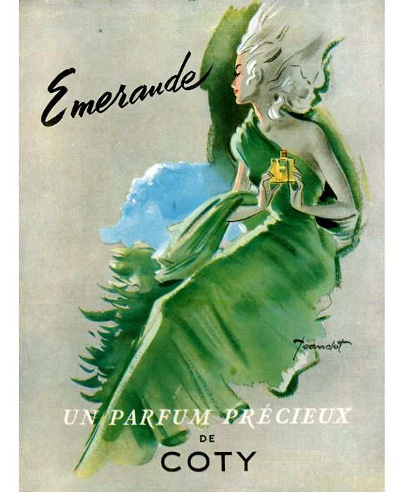 Advertising of Emeraude by Coty